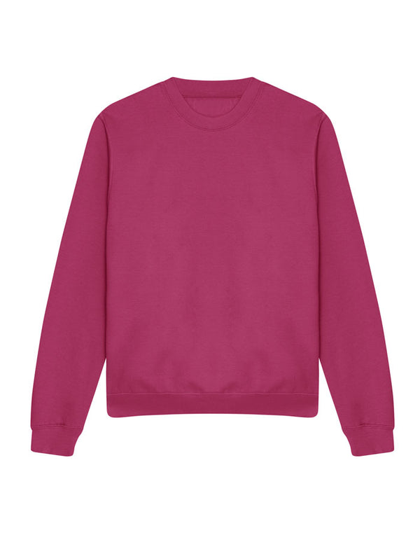JH030 AWDis Sweatshirt in Hot Pink Flat View