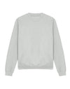JH030 AWDis Sweatshirt in Moon Dust Grey Flat Front View