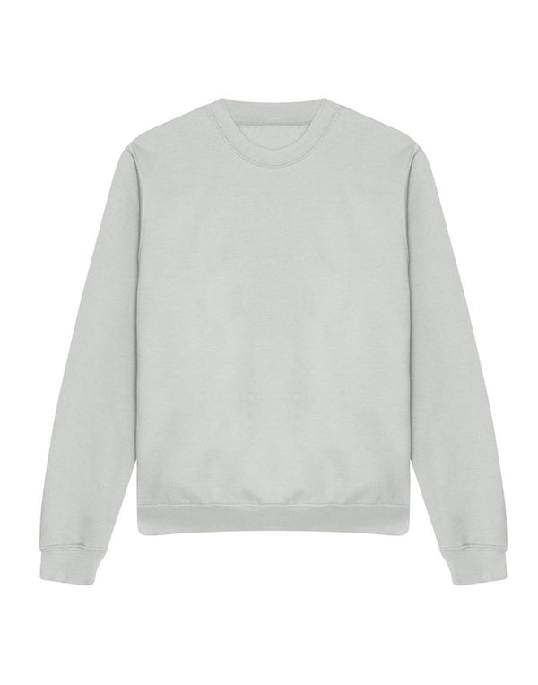 JH030 AWDis Sweatshirt in Moon Dust Grey Flat Front View