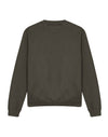 JH030 AWDis Sweatshirt in Olive Green Flat Front View