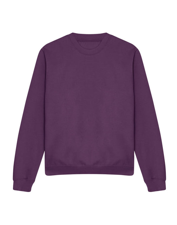 JH030 AWDis Sweatshirt in Plum Flat View