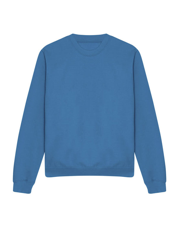 JH030 AWDis Sweatshirt in Sapphire Flat Front View