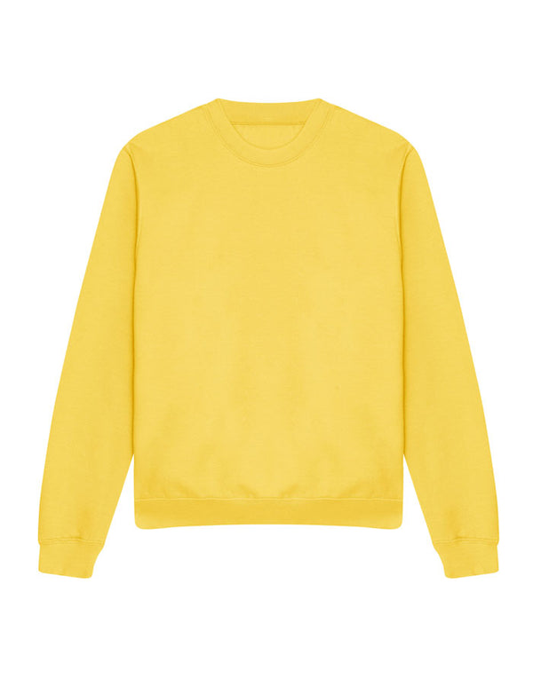 JH030 AWDis Sweatshirt in Sunshire Yellow Flat View