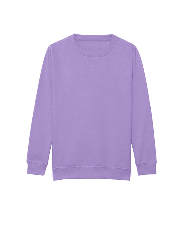 AWDis JustHoods Kids Sweatshirt: Digital Lavender (JH030J)