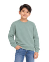 AWDis JustHoods Kids Sweatshirt: Dusty Green (JH030J)