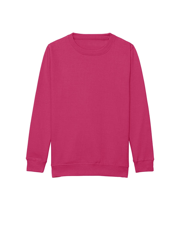 AWDis JustHoods Kids Sweatshirt: Hot Pink (JH030J)