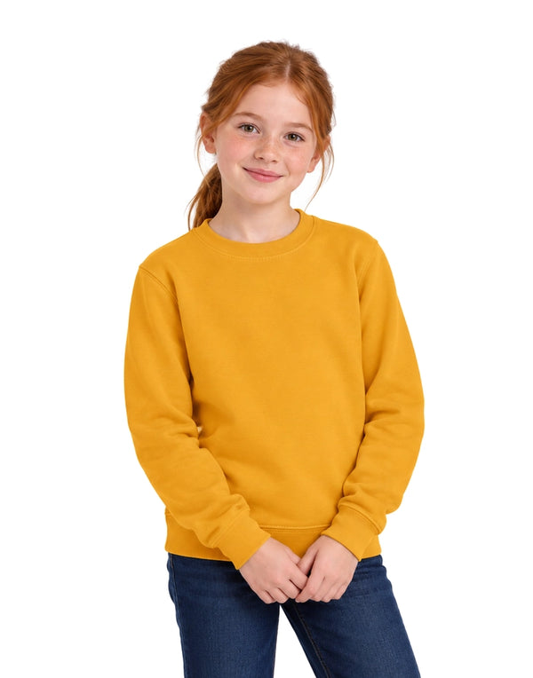 AWDis JustHoods Kids Sweatshirt: Mustard (JH030J)