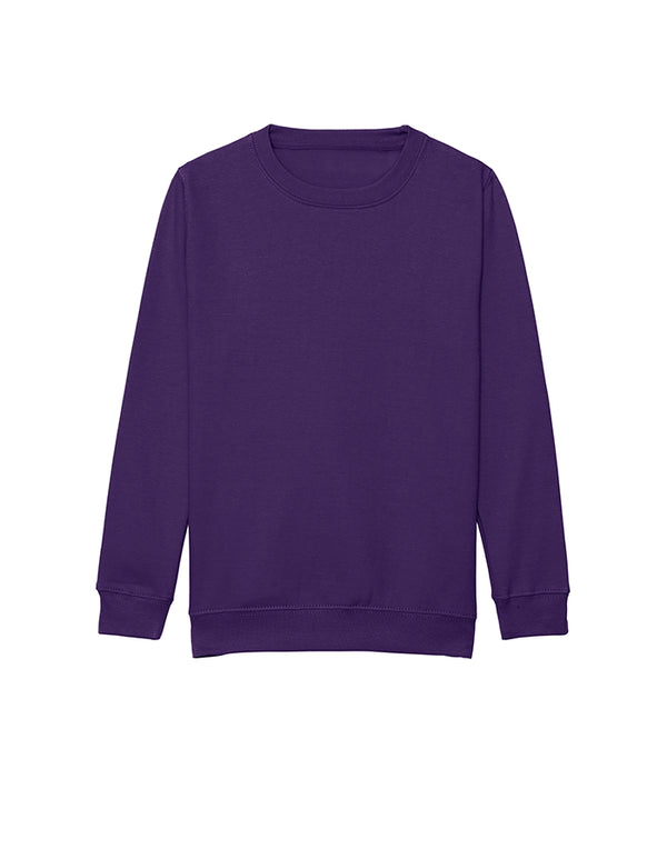 AWDis JustHoods Kids Sweatshirt: Purple (JH030J)