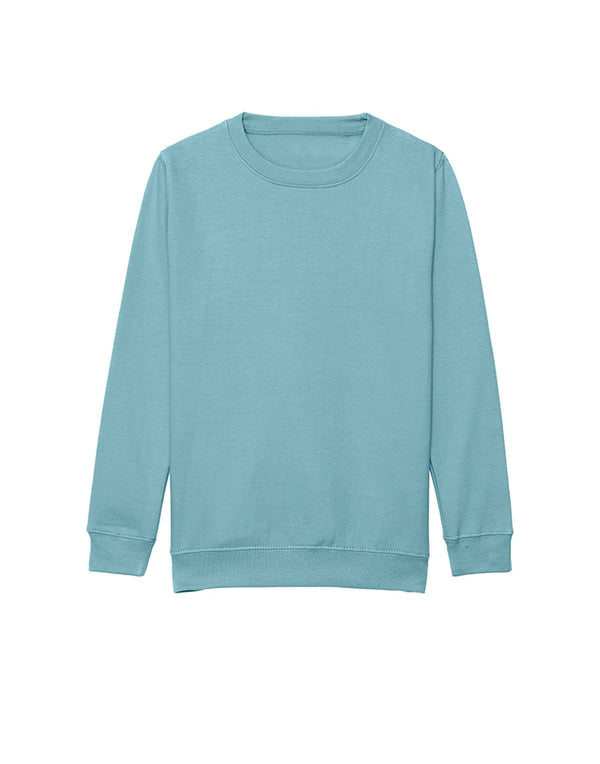 AWDis JustHoods Kids Sweatshirt: Seafoam (JH030J)