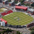 Aerial View Of Old Trafford Cricket Ground in Manchester, Displaying Stadium Layout.