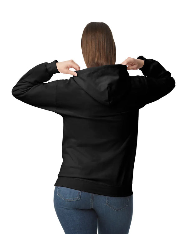 SF500 Gildan Softstyle Adult HoodieBlack Back View