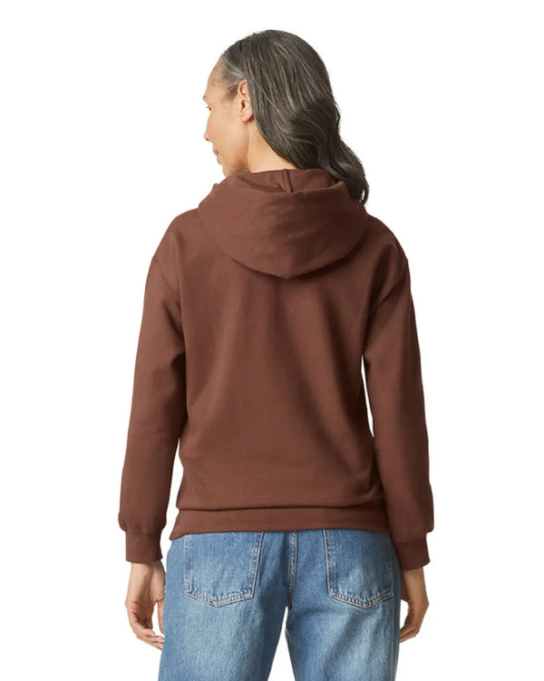 SF500 Gildan Softstyle Adult HoodieCocoaBack View