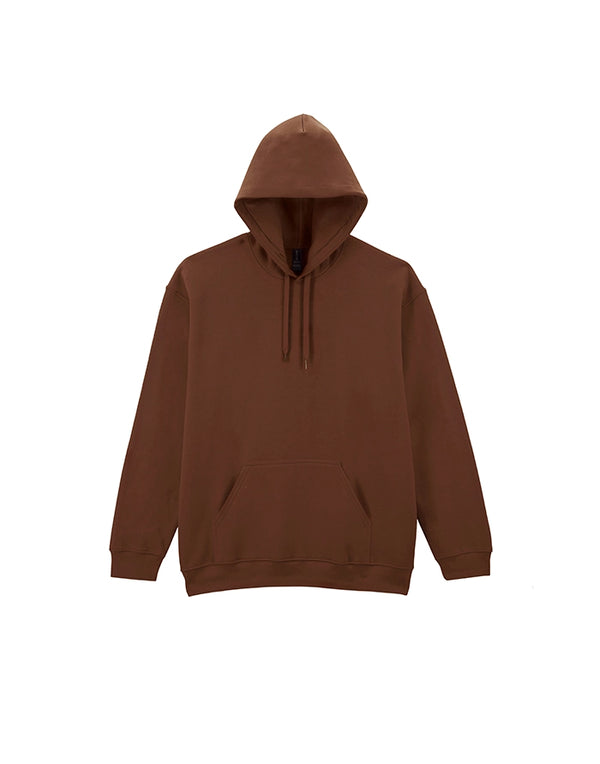 SF500 Gildan Softstyle Adult Hoodie CocoaFlat View