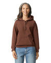 SF500 Gildan Softstyle Adult HoodieCocoa FrontView
