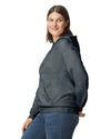 SF500 Gildan Softstyle Adult HoodieDark Heather Side View
