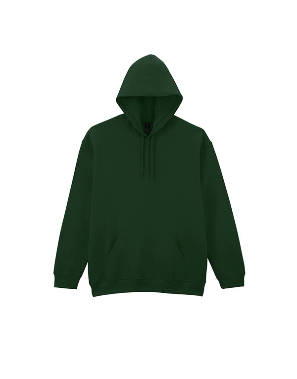 SF500 Gildan Softstyle Adult Hoodie Forest Green Flat View