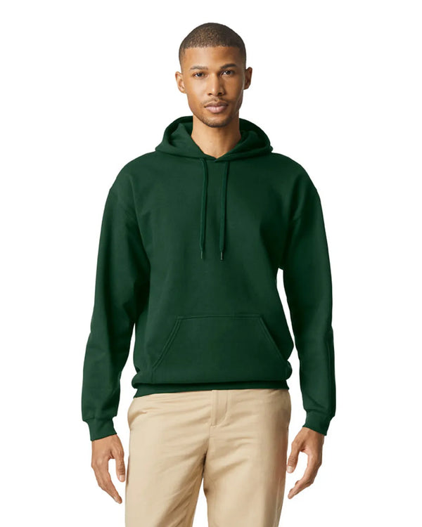 SF500 Gildan Softstyle Adult HoodieForest Green Front View