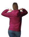 SF500 Gildan Softstyle Adult Hoodie Maroon Back View