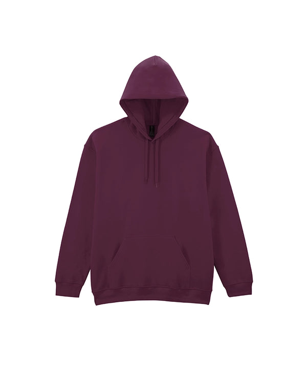 SF500 Gildan Softstyle Adult Hoodie Maroon Flat View