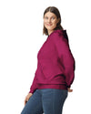 SF500 Gildan Softstyle Adult Hoodie Maroon Side View
