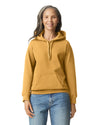 SF500 Gildan Softstyle Adult Hoodie MustardFrontView