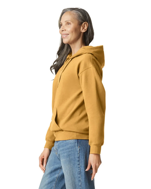 SF500 Gildan Softstyle Adult Hoodie MustardSide View