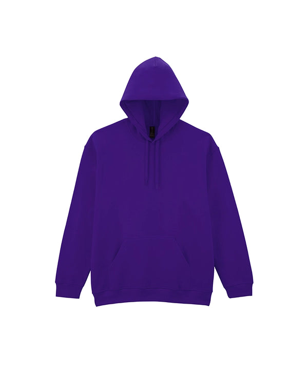 SF500 Gildan Softstyle Adult Hoodie Purple Flat View