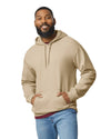 SF500 Gildan Softstyle Adult Hoodie Sand Front View 03