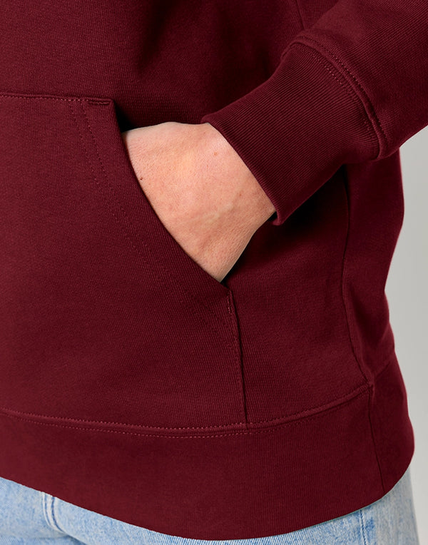 Stanley Stella Cruiser 2.0 Unisex Hoodie (STSU177): Burgundy