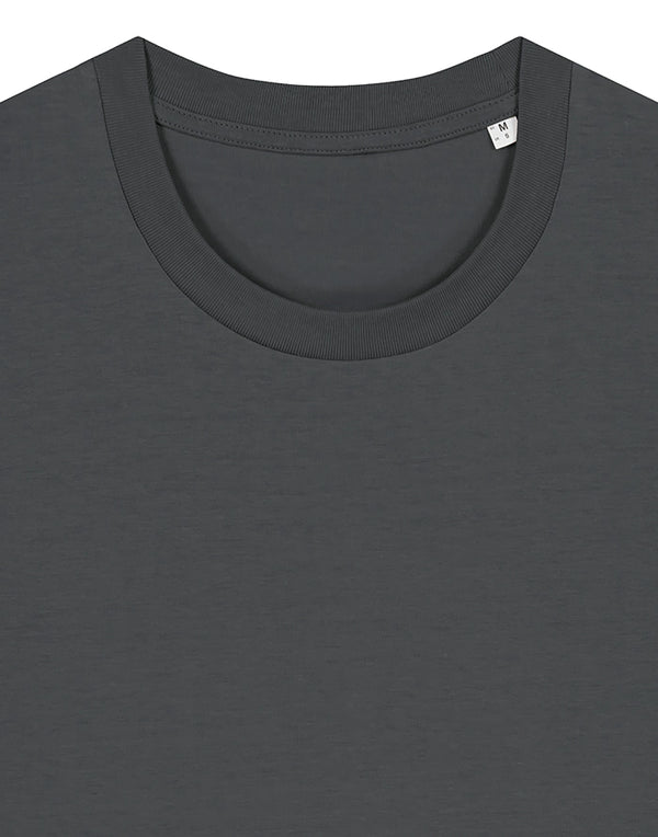 STTU169 Stanley Stella Creator 2.0 T-shirt in Anthracite Closeup Front View