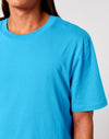 STTU169 Stanley Stella Creator 2.0 T-shirt in Aqua Blue Closeup View