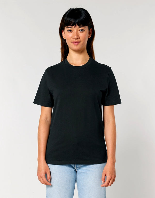 STTU169 Stanley Stella Creator 2.0 T-shirt in Black Women's Front View