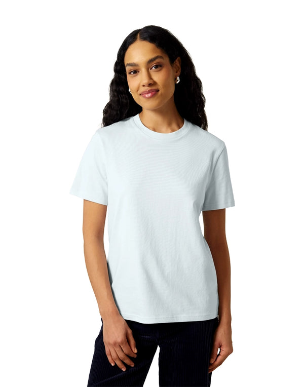 STTU169 Stanley Stella Creator 2.0 T-shirt in Blue Ice Women's Front View