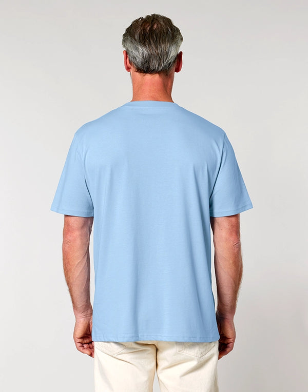 STTU169 Stanley Stella Creator 2.0 T-shirt in Blue Soul Men's Back View