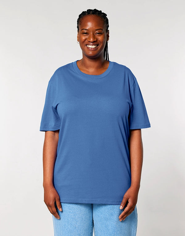 STTU169 Stanley Stella Creator 2.0 T-shirt in Bright Blue Women's Front View