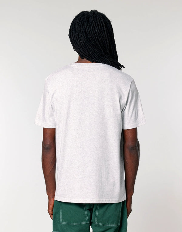 STTU169 Stanley Stella Creator 2.0 T-shirt in Cool Heather Grey Men's Back View