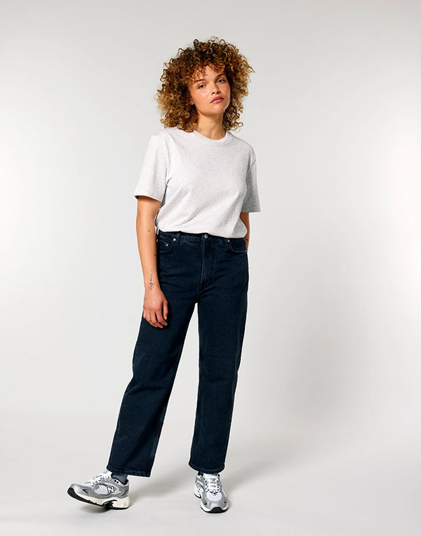 STTU169 Stanley Stella Creator 2.0 T-shirt in Cool Heather Grey Women's Full Body Front View