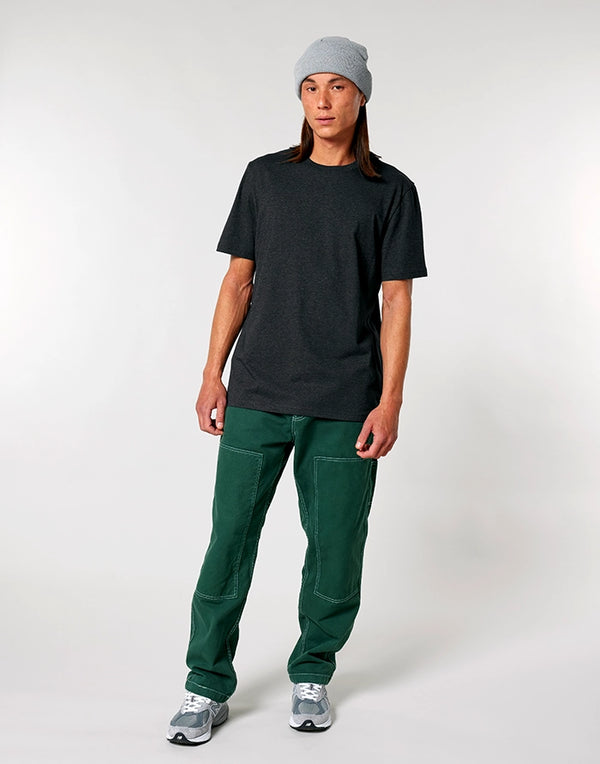 STTU169 Stanley Stella Creator 2.0 T-shirt in Dark Heather Men's Full Body Front View