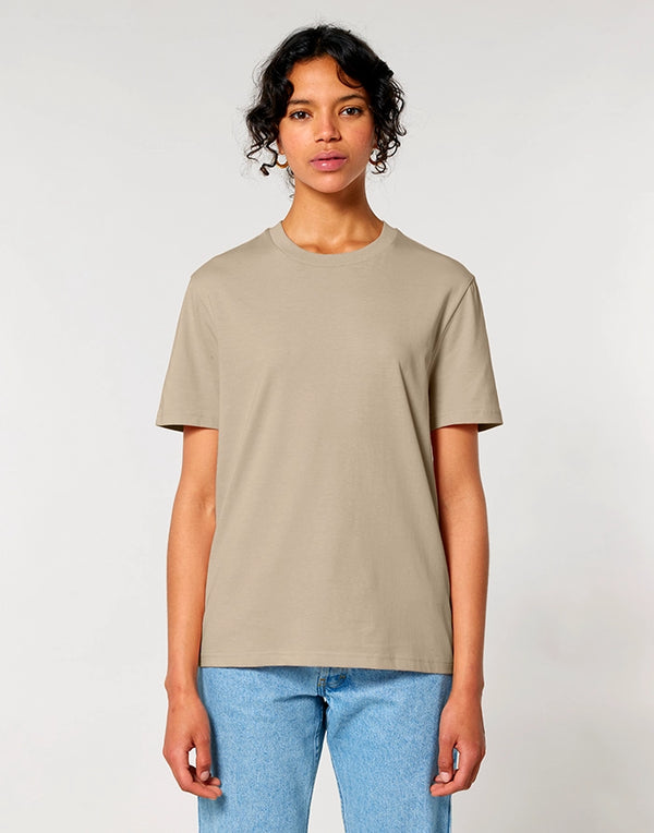 STTU169 Stanley Stella Creator 2.0 T-shirt in Desert Dust Women's Front View