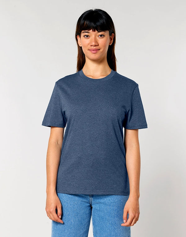 STTU169 Stanley Stella Creator 2.0 T-shirt in Heather Blue Women's Front View