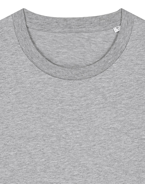 STTU169 Stanley Stella Creator 2.0 T-shirt in Heather Grey Close-up Front View
