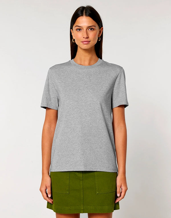 STTU169 Stanley Stella Creator 2.0 T-shirt in Heather Grey Women's Front View