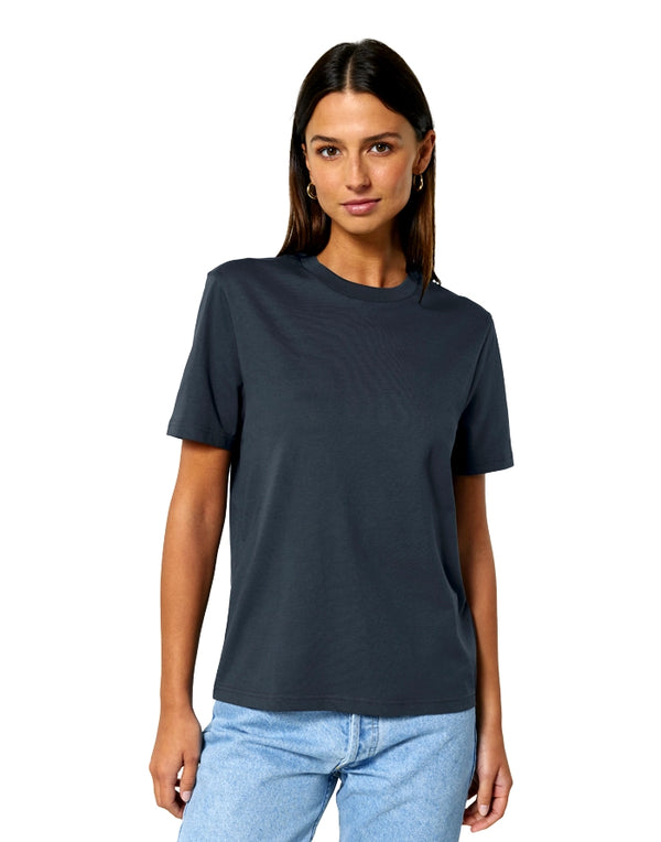 STTU169 Stanley Stella Creator 2.0 T-shirt in India Ink Women's Front View