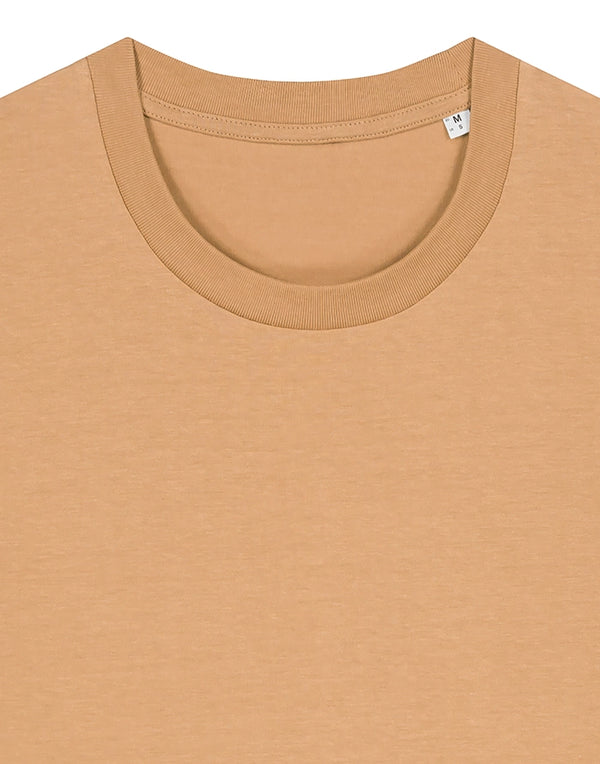 STTU169 Stanley Stella Creator 2.0 T-shirt in Latte Close-up Flat Front View