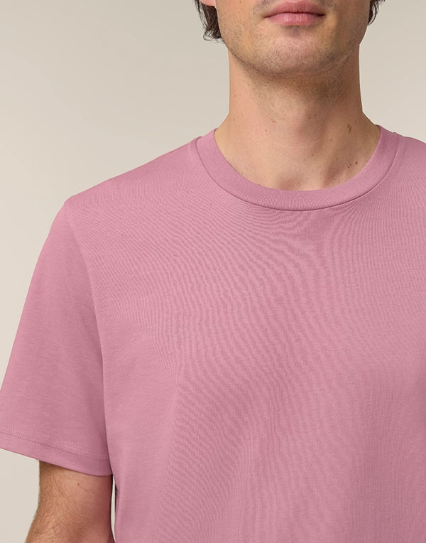 STTU169 Stanley Stella Creator 2.0 T-shirt in Lilac Dream Close-up Front View