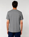 STTU169 Stanley Stella Creator 2.0 T-shirt in Mid Heather Grey Men's Back View