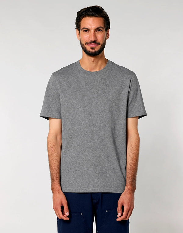 STTU169 Stanley Stella Creator 2.0 T-shirt in Mid Heather Grey Men's Front View