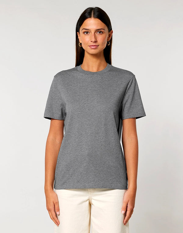 STTU169 Stanley Stella Creator 2.0 T-shirt in Mid Heather Grey Women's Front View