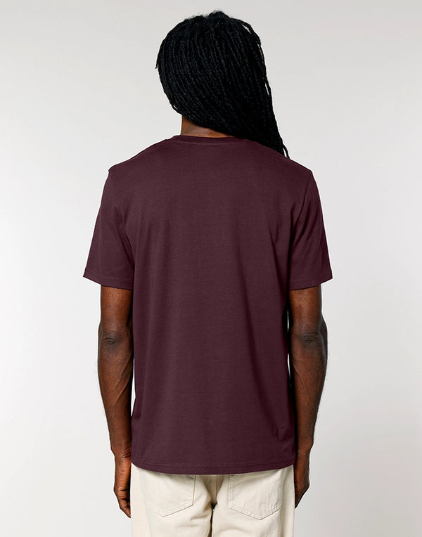 STTU169 Stanley Stella Creator 2.0 T-shirt in Red Brown Men's Back View