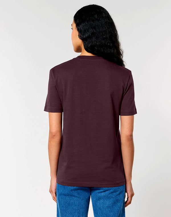 STTU169 Stanley Stella Creator 2.0 T-shirt in Red Brown Women's Back View